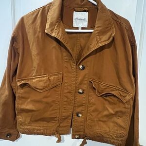 Madewell Tan Button-Up Jacket